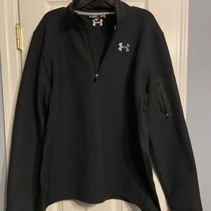 Black under armour quarter zip sweatshirt